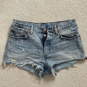 Levi Jean Shorts from Aritzia